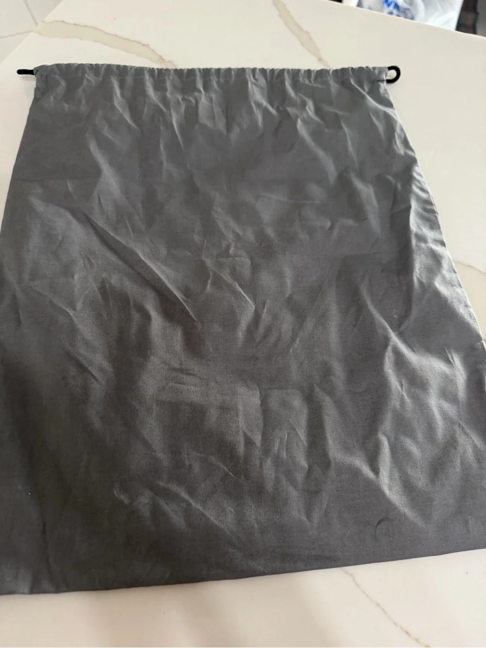 Balenciaga DustBag Drawstring Cotton Gray 17.5 X 14 Purse, Shoes, Wallet, Hat